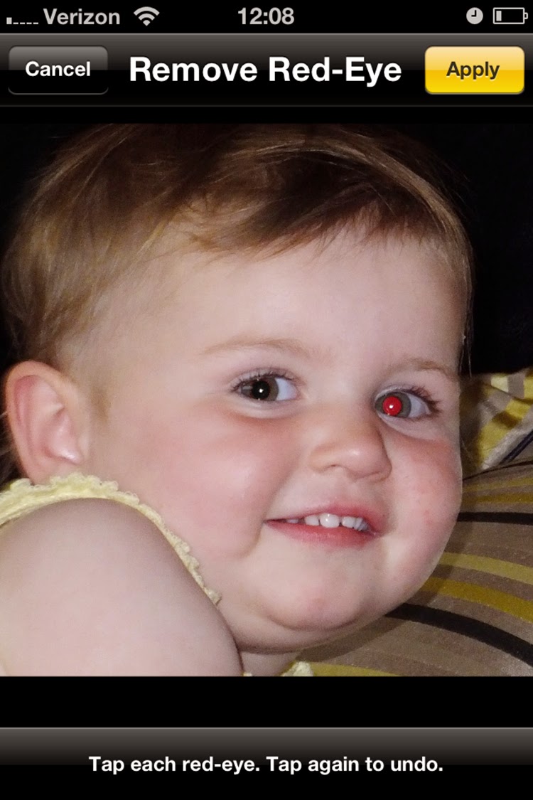 how to remove red eye from photos itn today