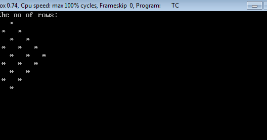 C++ Programing ..!: Program to print following pattern using for loop ...