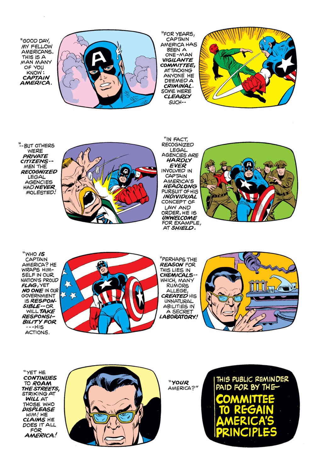 Read online Captain America (1968) comic -  Issue #169 - 8