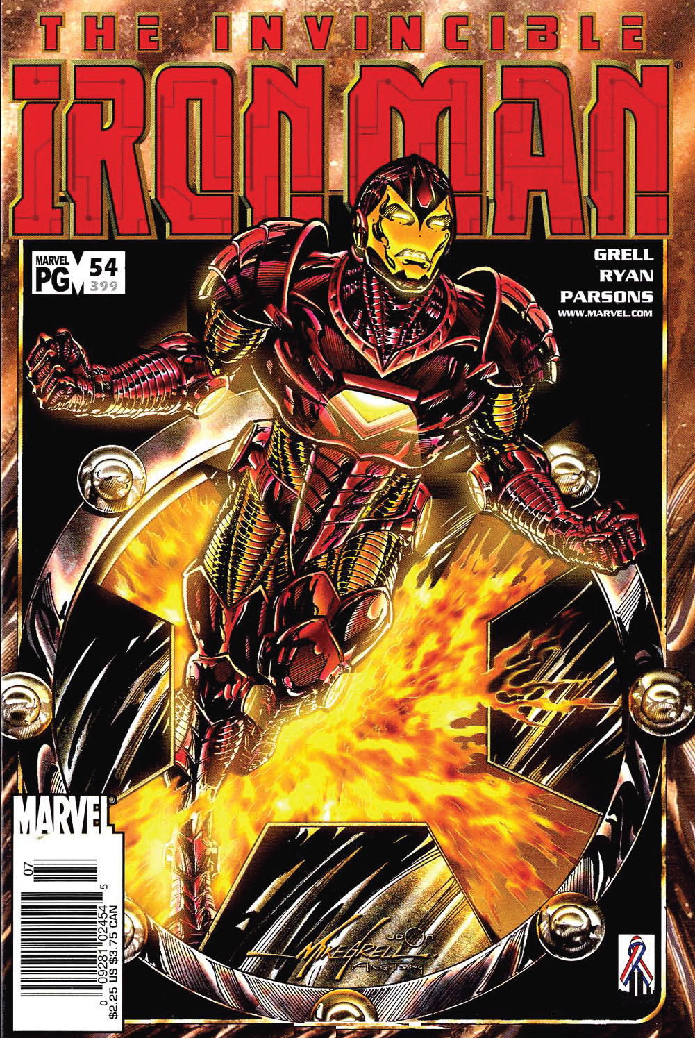 Read online Iron Man (1998) comic -  Issue #54 - 1