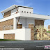 Tamilnadu style single floor 2 bedroom house plan