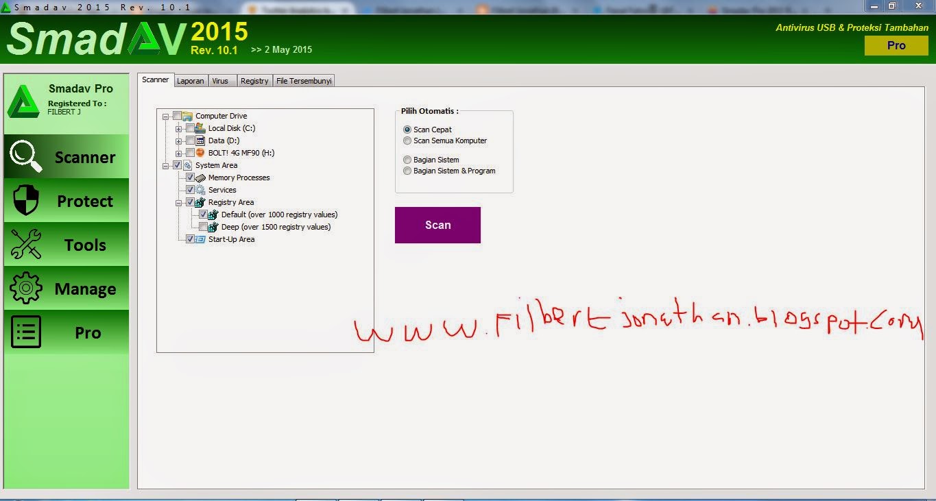 Smadav 2015 rev. 10.1 serial key generator
