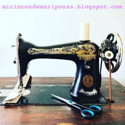 impermeable nostalgia dieta mi rincón de mariposas: Cómo enhebrar una máquina de coser antigua