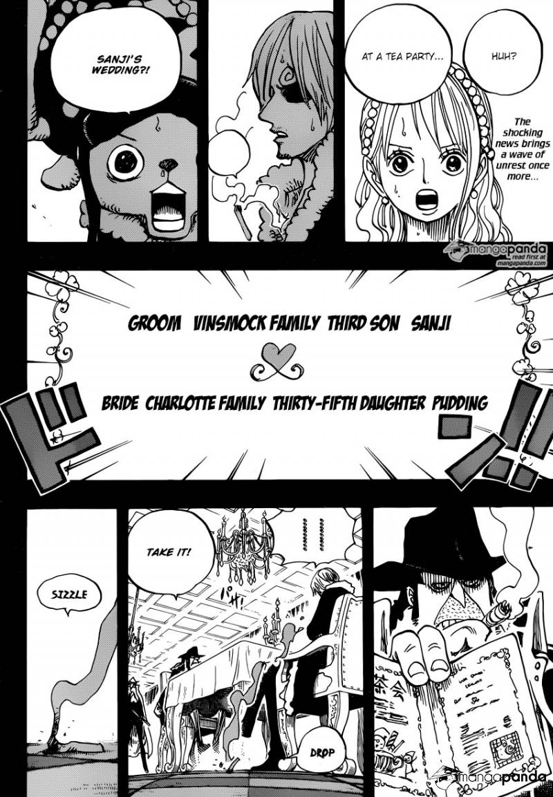 One Piece Ch.813: An Invitation to the Tea Party
