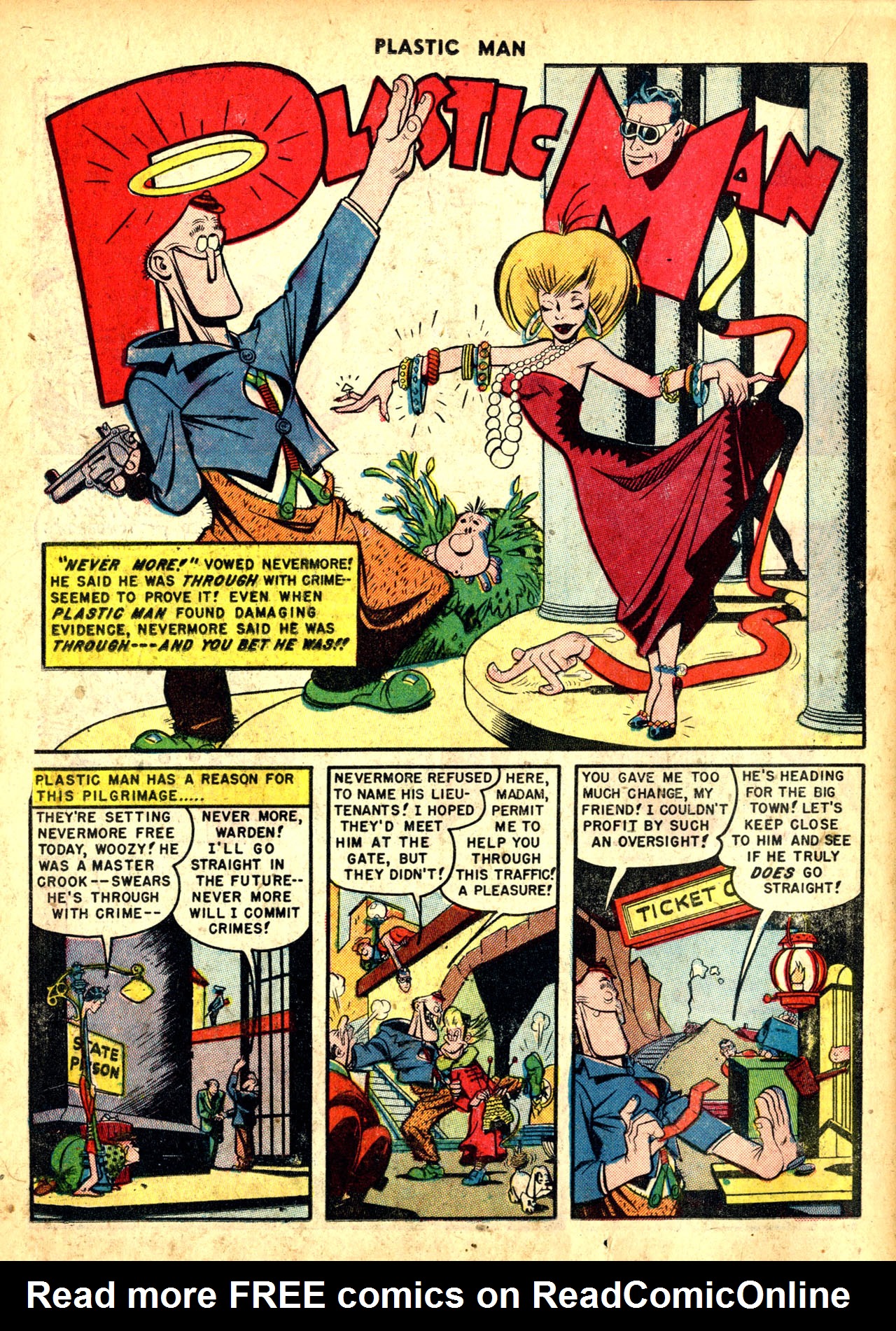 Read online Plastic Man (1943) comic -  Issue #23 - 18