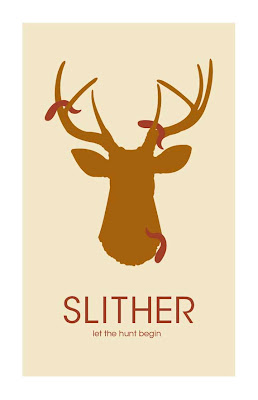 slithers poster with deer head and aliens