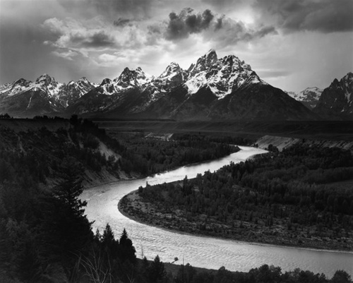 Tetons and the Snake River Original Photographs By Ansel Adams