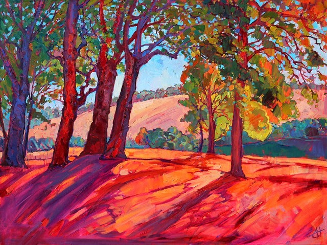 В стиле пленэрной живописи. Erin Hanson