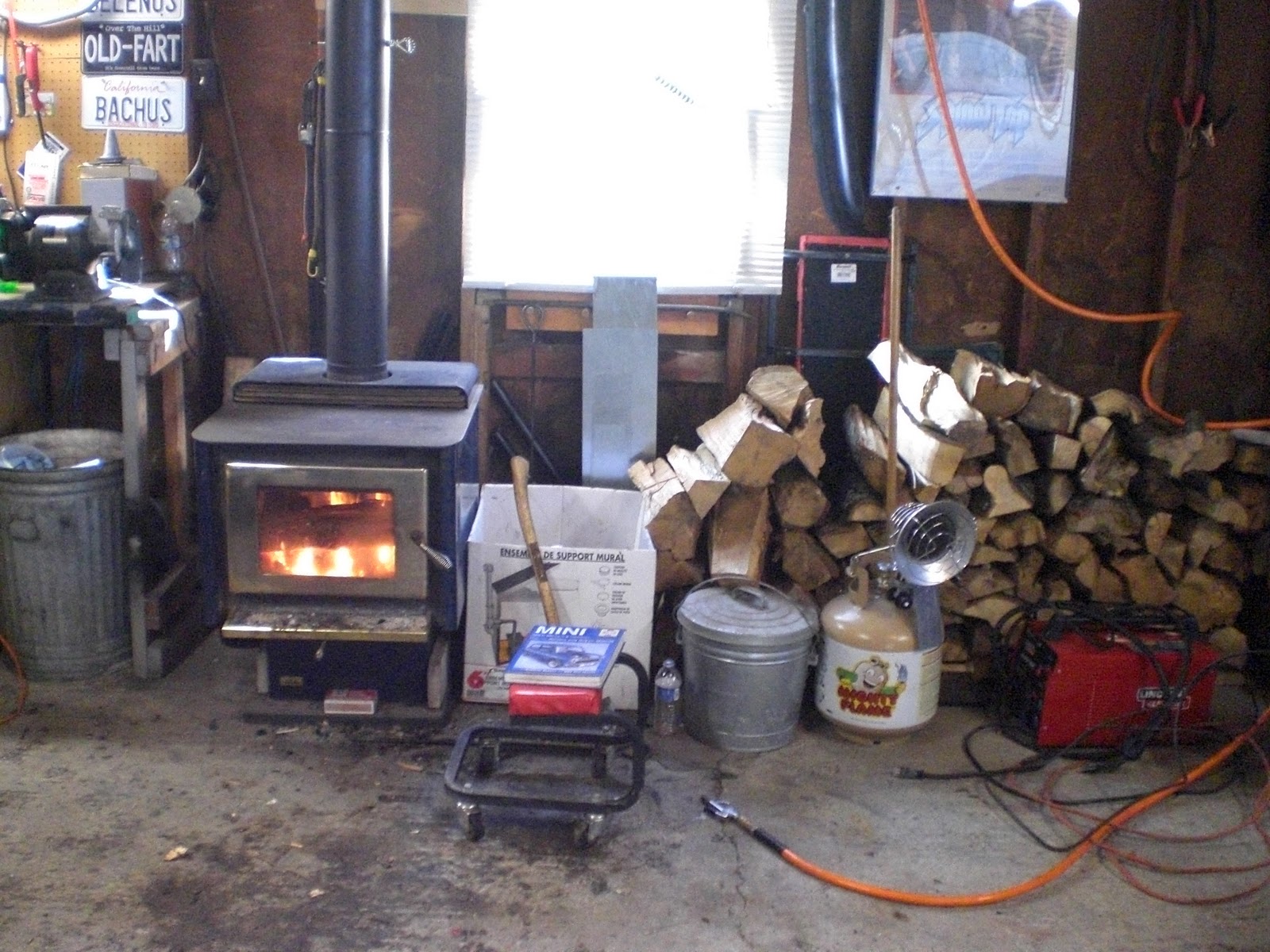 Wood Stove Garage Wood Stove