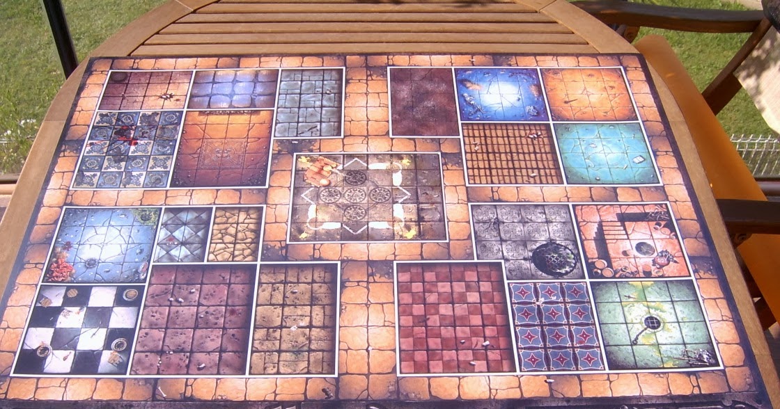 TPJ - Tableros Para Juegos: Tablero Hero Quest field v.2