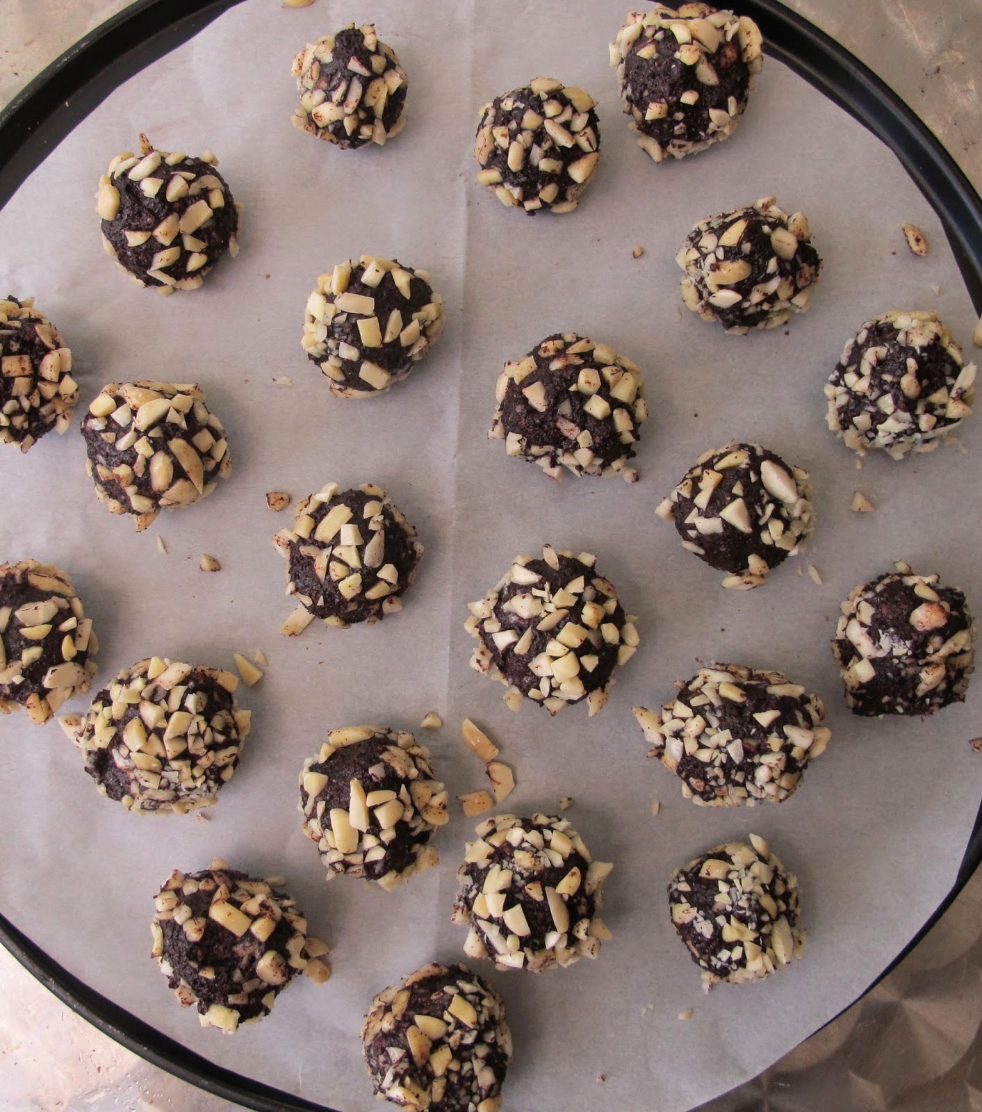 My Paleo Marin Chocolate Hazelnut Truffles w/ Macadamia Nut Center