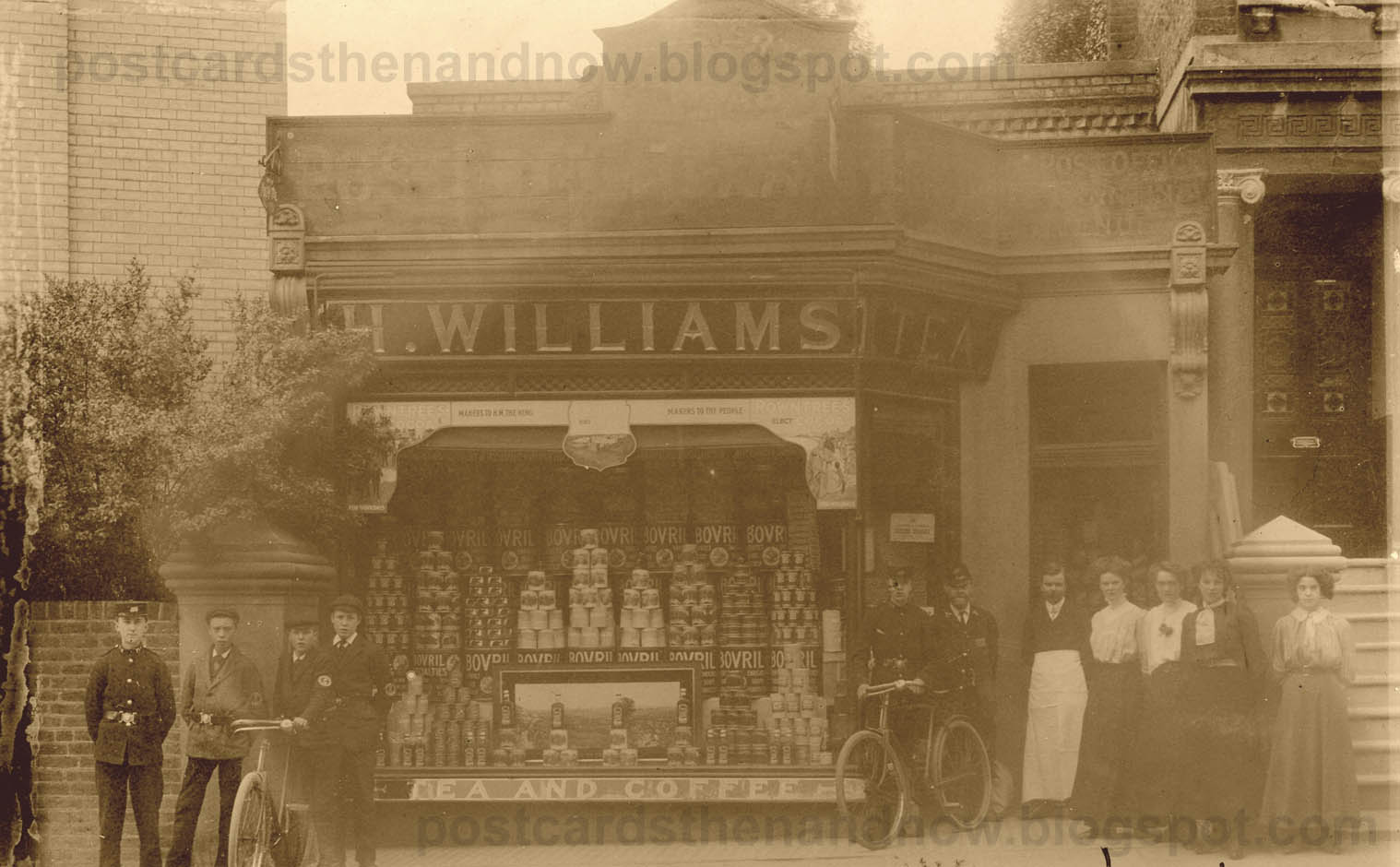 Postcards Then and Now Ladbroke Grove, West London, Chesterton Road