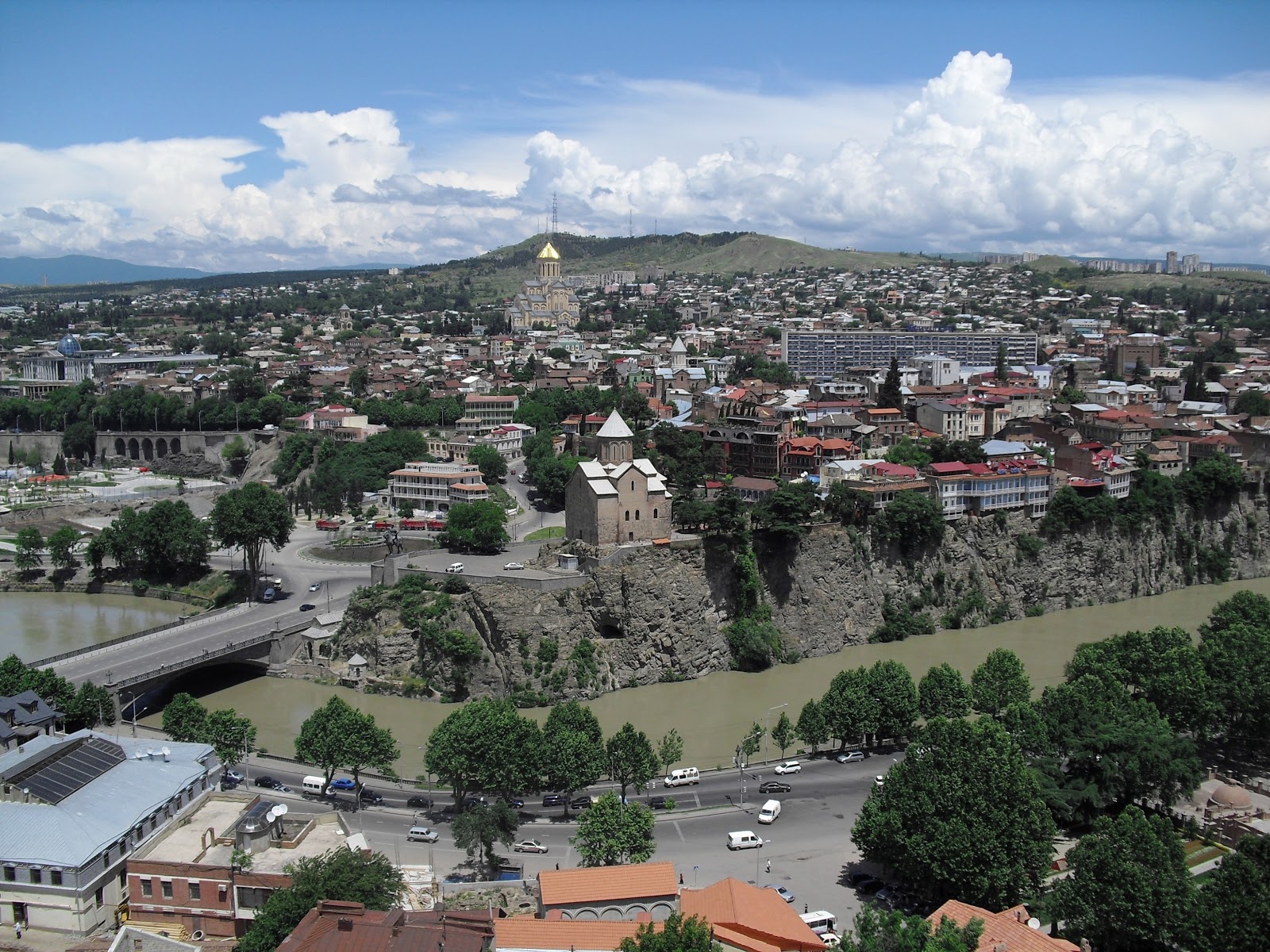 Tbilisi ( თბილისი ). A voyage to Tbilisi, Georgia, Caucasus, Eurasia.