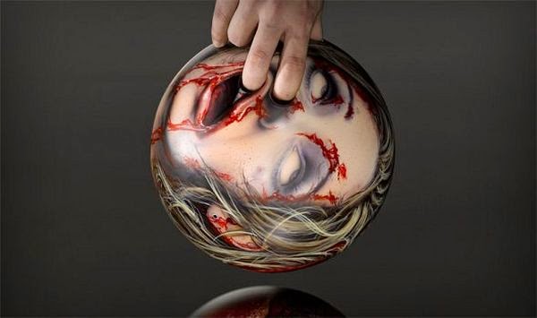 Terrifying Bowling Balls by Oliver Paass
