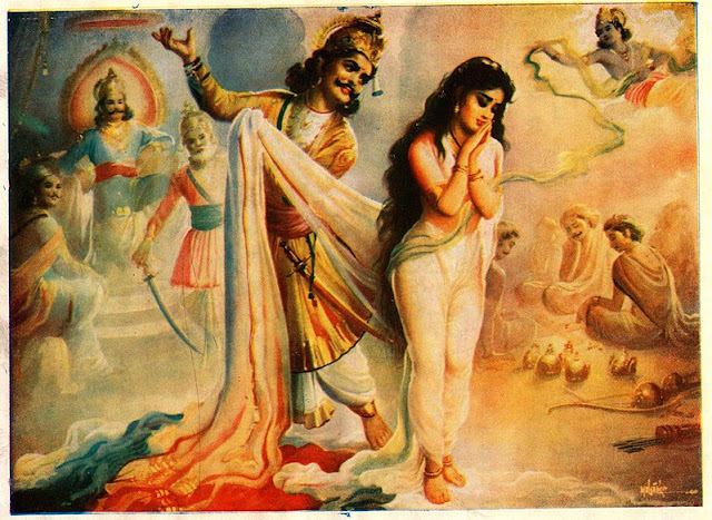 Draupadi, insult, Dussasana, Court