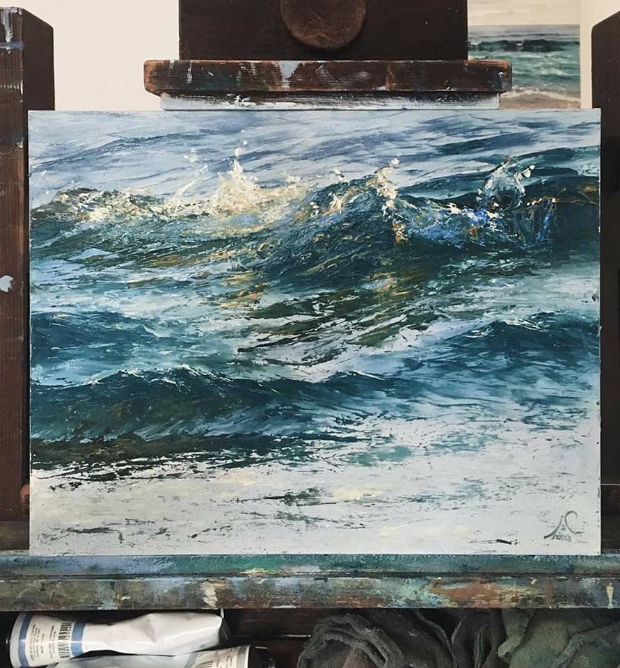 pictuREflection Modern marine painter Irina Cumberland