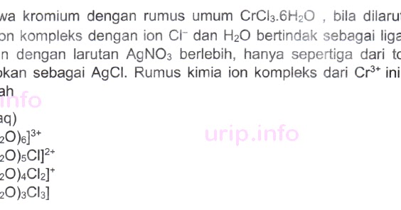 Pembahasan Soal Pilihan Ganda (21-30) OSP Kimia 2018 - Urip dot Info