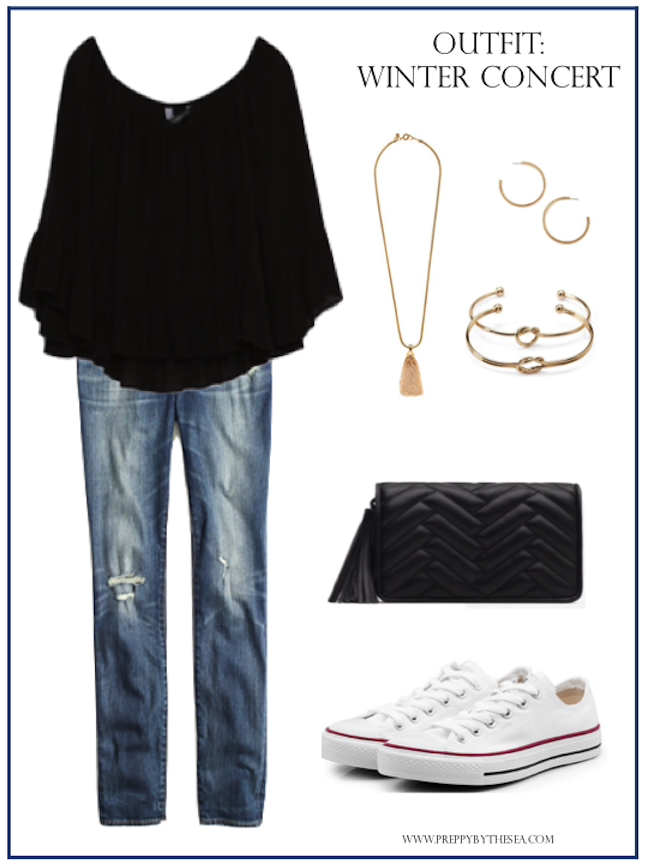 Preppy by the Sea What to Wear Winter Concert