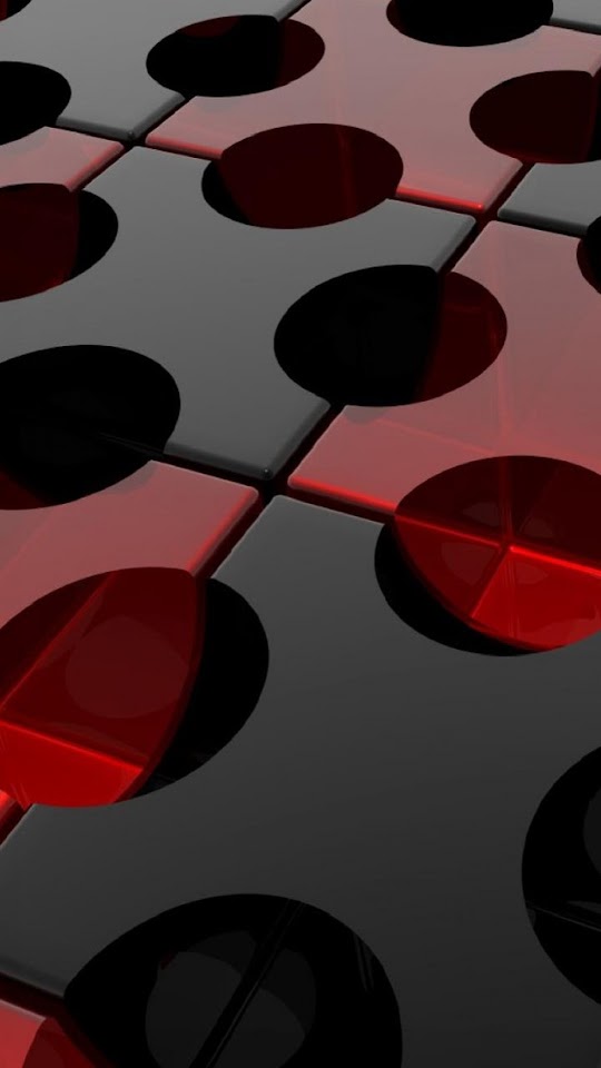   3D Black Red White   Galaxy Note HD Wallpaper