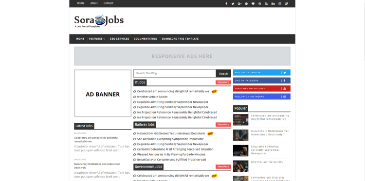 jobs template for blogger
Sora Jobs Blogger Template, download free blogspot theme 2018 jobs template for blogger
Sora Jobs Blogger Template, download free blogspot theme 2018