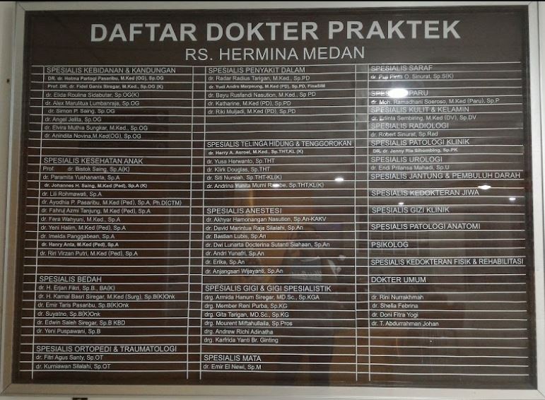 Jadwal Dokter Spesialis Anak Rs Hermina Medan Jadwal Praktek Dokter