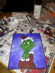 grinch painting paintings stephanie moore pm posted simple