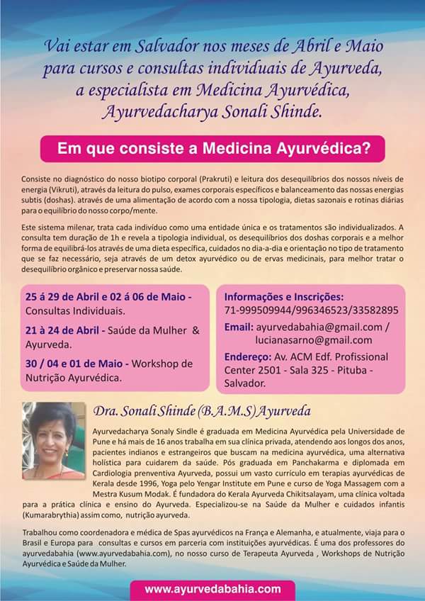Eventos Saúde da Mulher & Ayurveda em Salvador