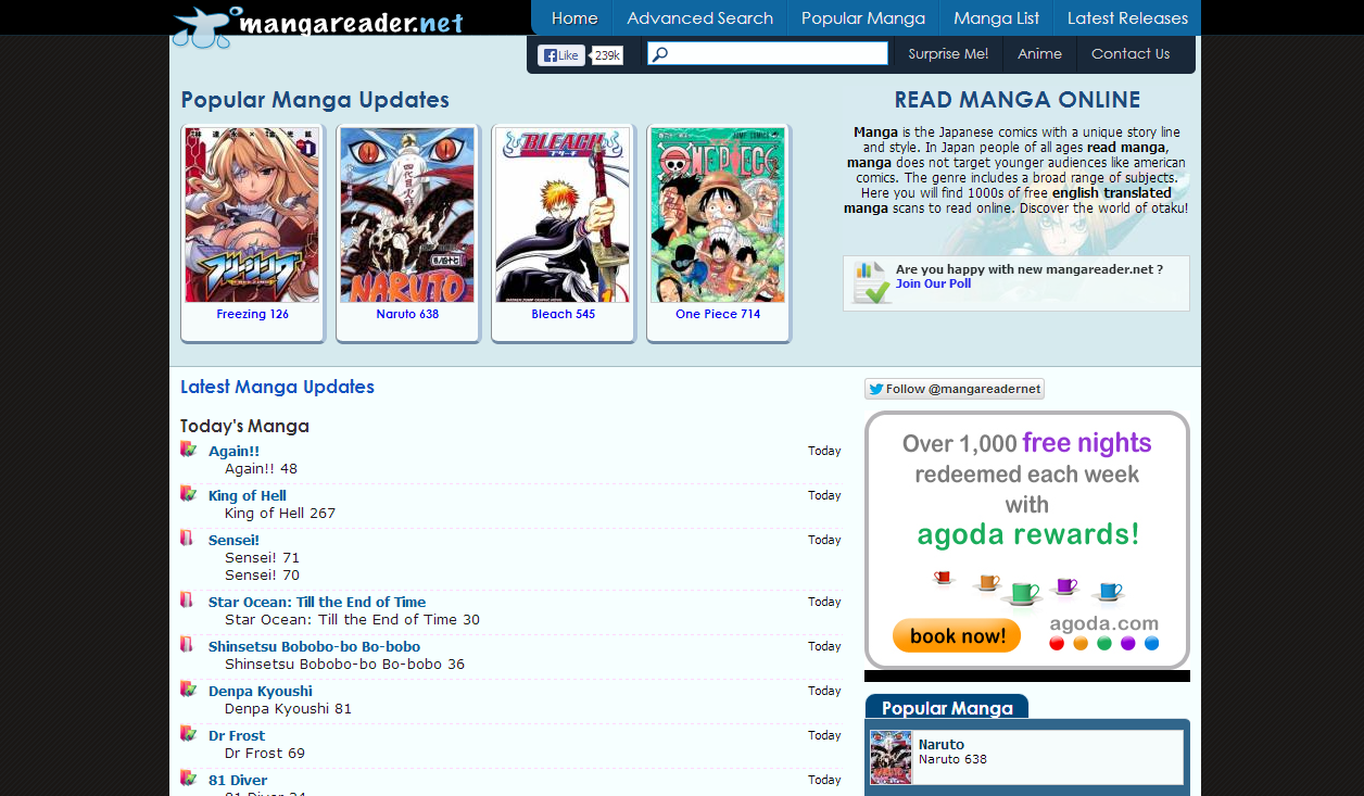 Manga websites