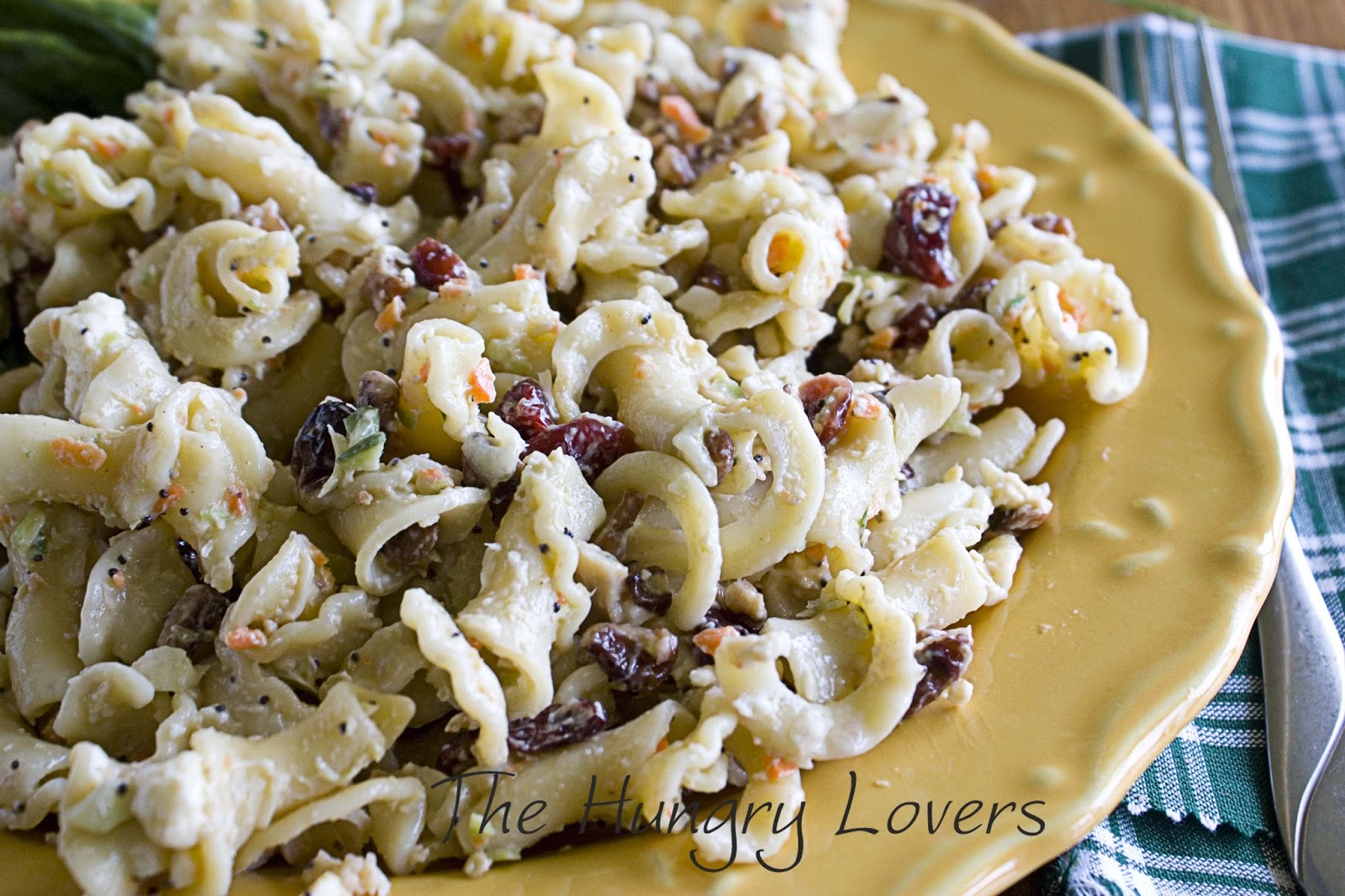 The Hungry Lovers: Cranberry-Chicken Pasta Salad with Poppyseed Dressing