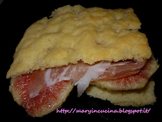 focaccia fichi e prosciutto crudo