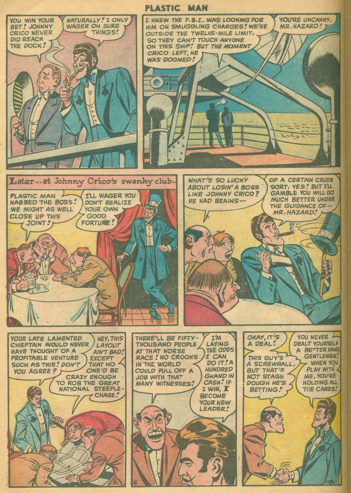 Read online Plastic Man (1943) comic -  Issue #13 - 6