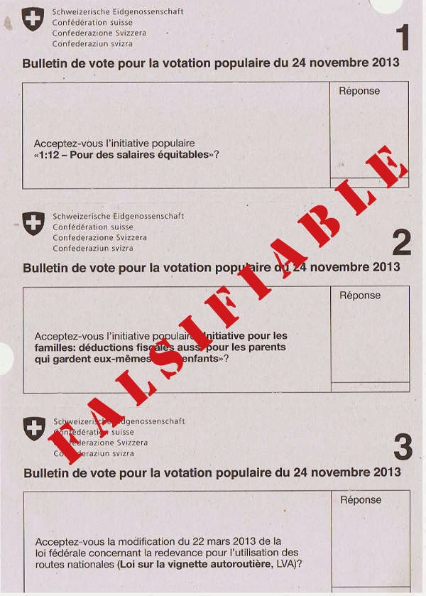 Votes falsifiables, que faire ?