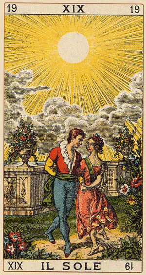 The Sun - Ancient Italian Tarot 