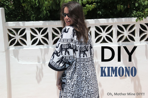 Pelágico dramático Floración Kimono DIY (tutorial y patrones gratis) | Manualidades