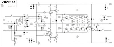 Schematic B500 APEX 500W Power Amplifier
