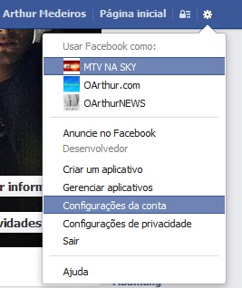 Alterar url e nome da conta no facebook