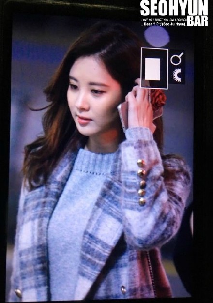 오늘자 롱코트입은 서현 | 인스티즈