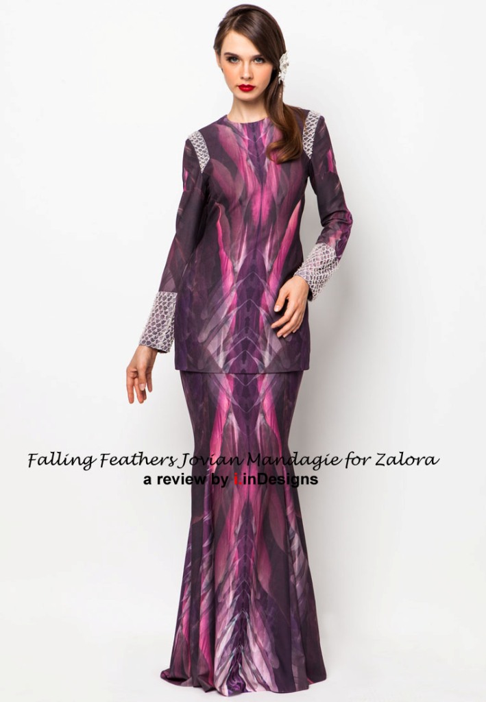 Falling Feathers by JM for Zalora Awesome Baju Hari Raya Design - Irsah ...