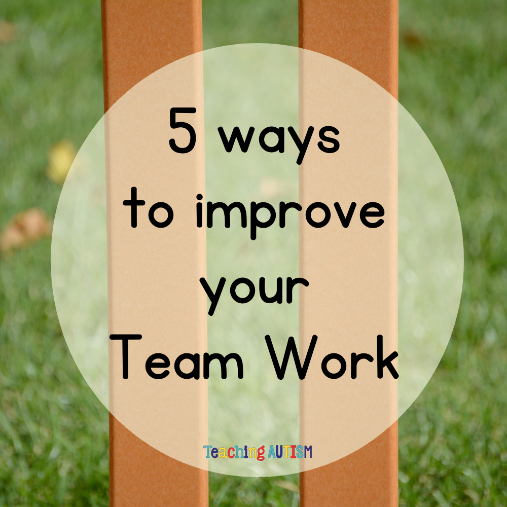 5 Ways to Improve Your ‘Team Work’ - Teaching Autism