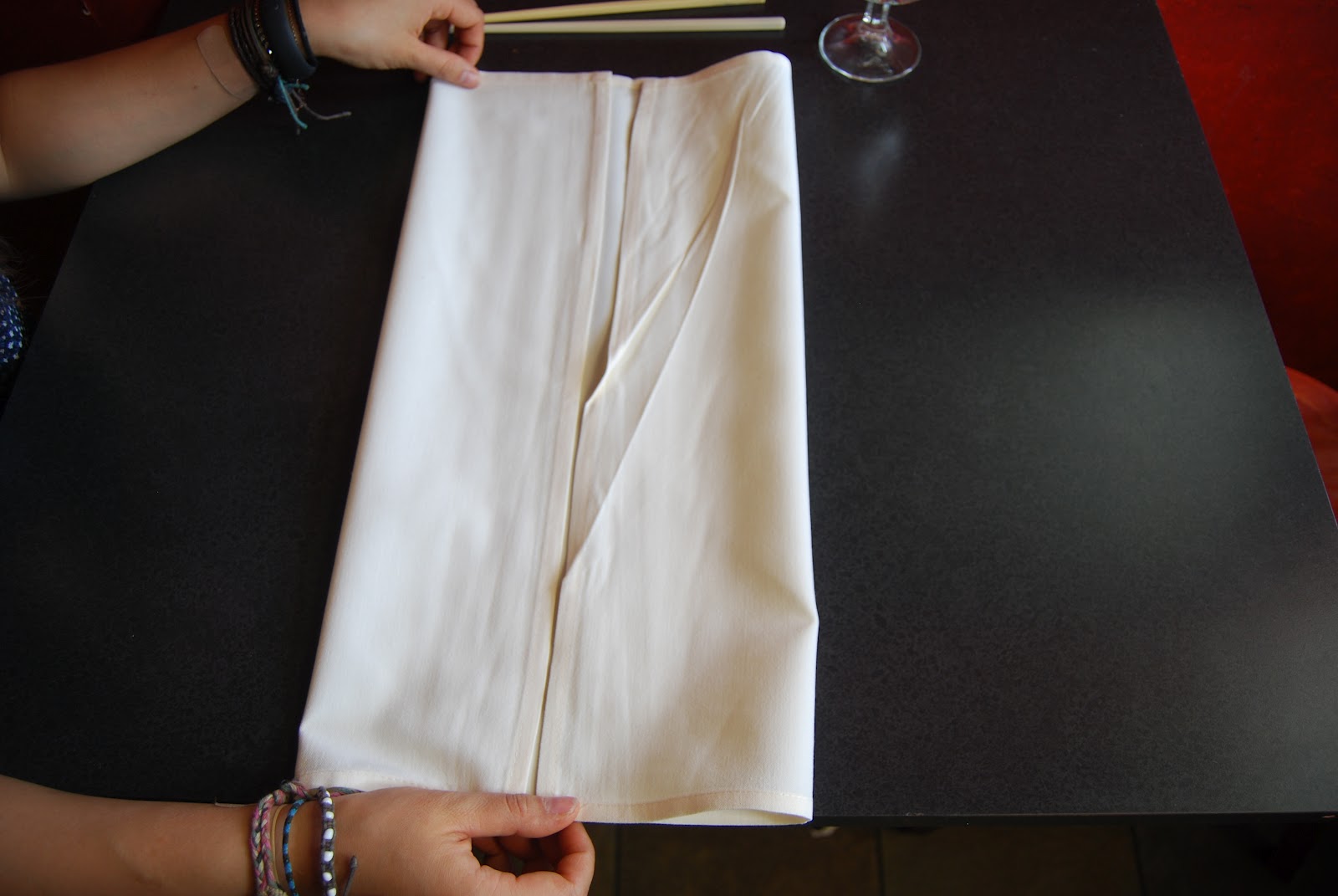 Wok with Seven Seas Try This Napkin Folding Idea At Home