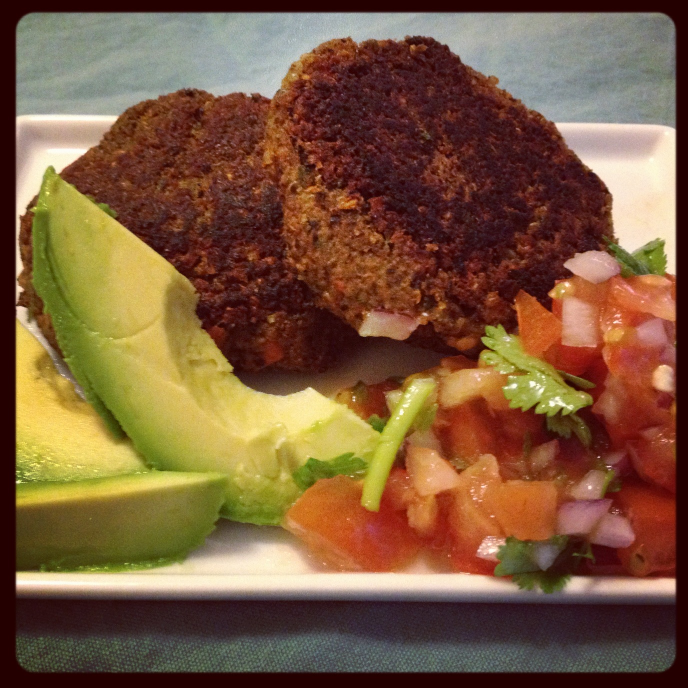 Ruminations on Food Mexican Black Bean Quinoa Burgers