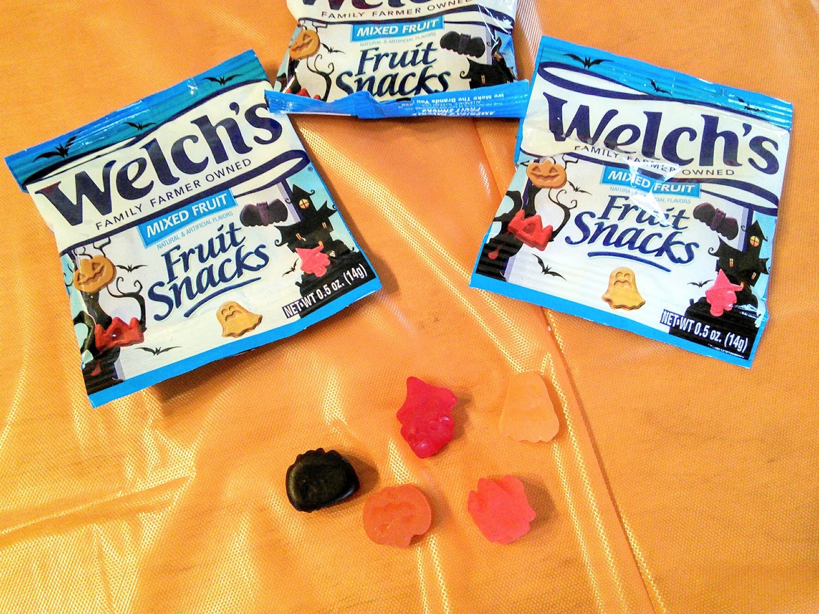 Even the packages were decorated for Halloween. I was thinking that