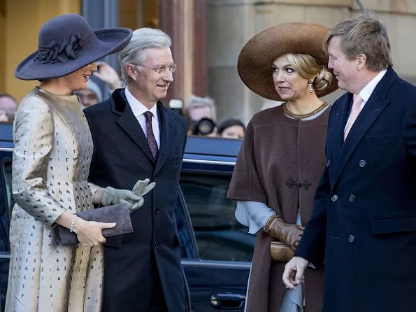 Queen Mathilde wore Natan Dress FW16 collection