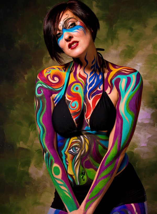 Unlike tattoos and other forms of body art, body painting is temporary, las...