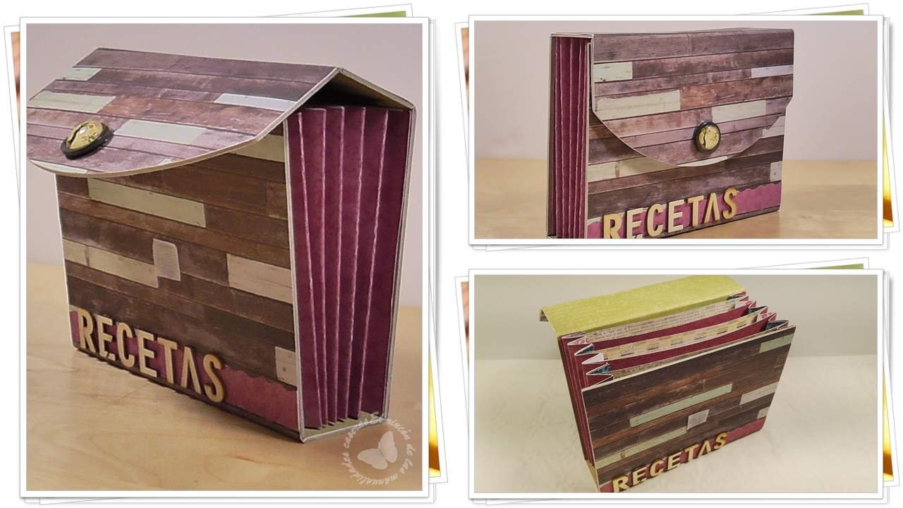 El rincón de las manualidades caseras.: Archivador de acordeon para