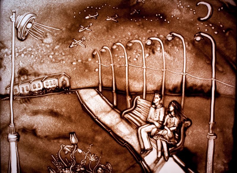 El Hurgador [Arte en la Red] Kseniya Simonova [Arte con arena]