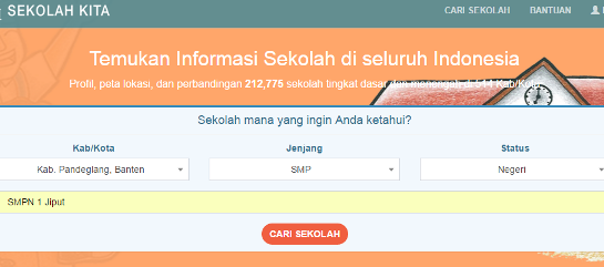 Cara Cek Status Akreditasi Sekolah Dan Pt Secara Online