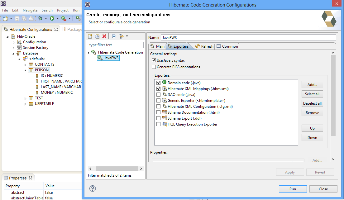 How to Generate HBM(Hibernate Mapping) files and POJO (Model) Classes