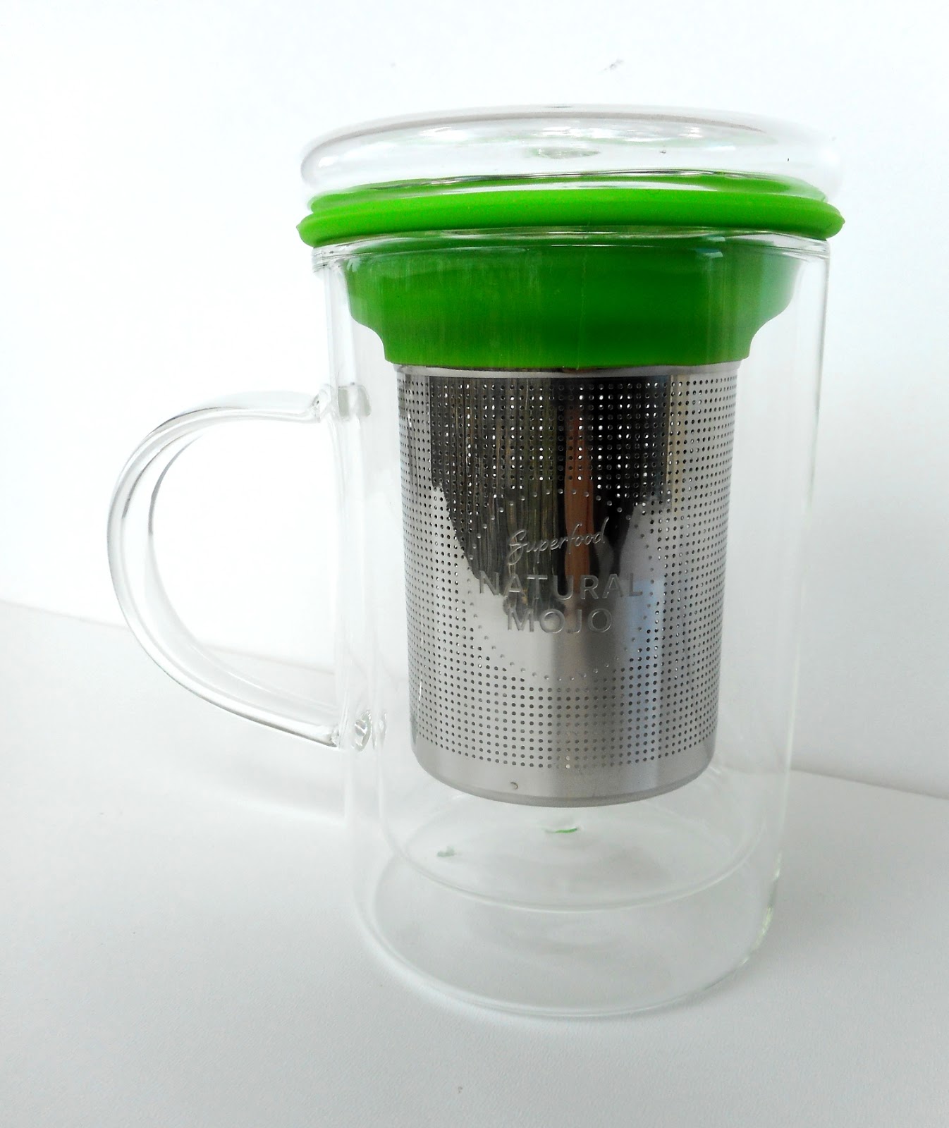 NATURAL MOJO Tea Glass infuser Review Photos Code Promo COSMELISTA