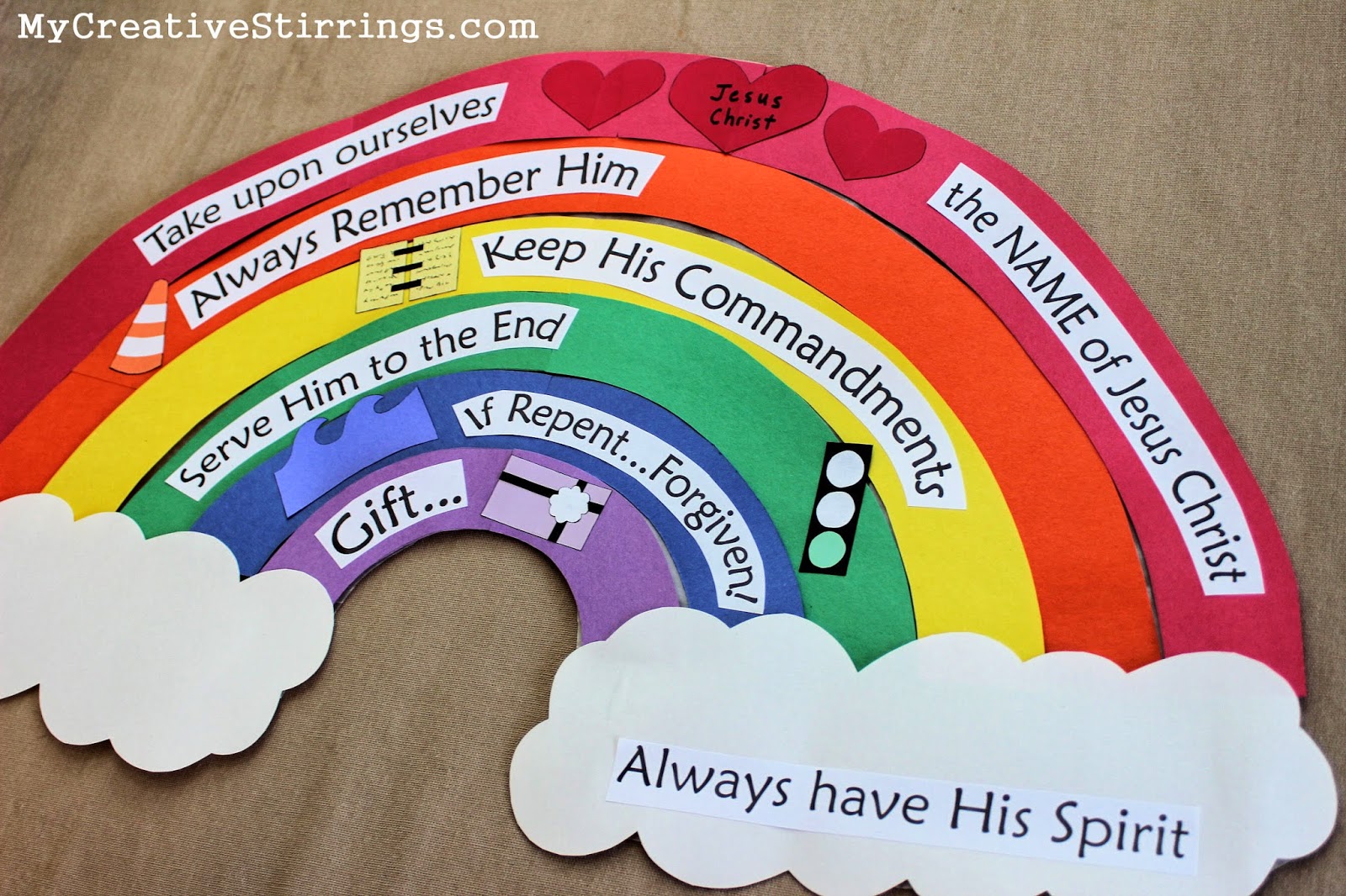 My Creative Stirrings Gift Idea for Baptism age kiddos